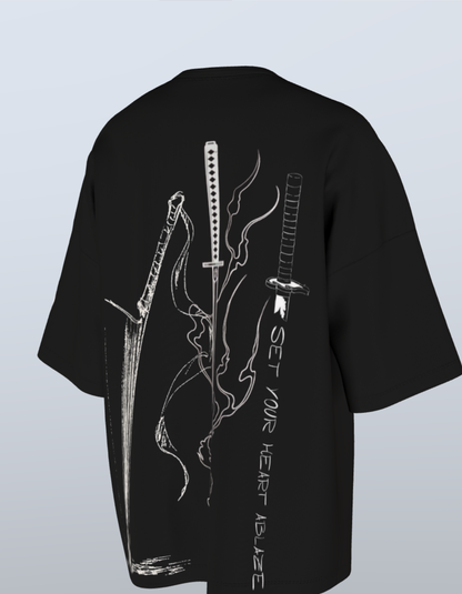 Oversized Anime T-Shirt Level 1:  Roronoa Zoro "Three Swords"