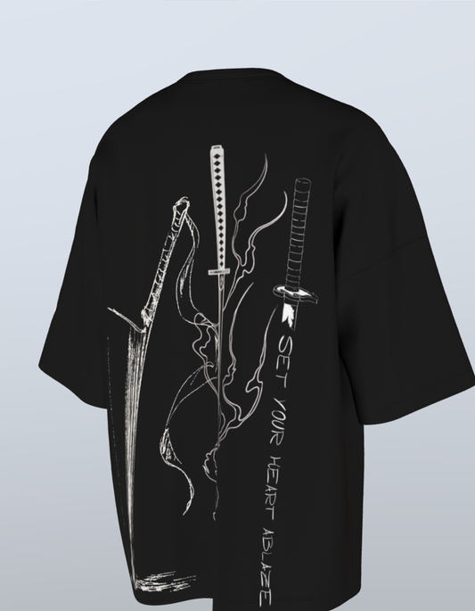 Oversized Anime T-Shirt Level 1:  Roronoa Zoro "Three Swords"