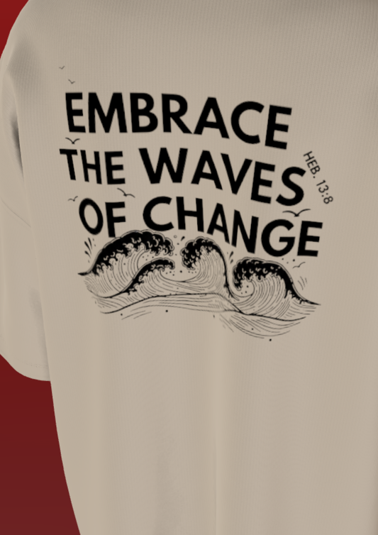 TEDX CRCE - MUMBAI CHAOS - PREMIUM 220 GSM OVERSIZE T-SHIRT - OFF WHITE