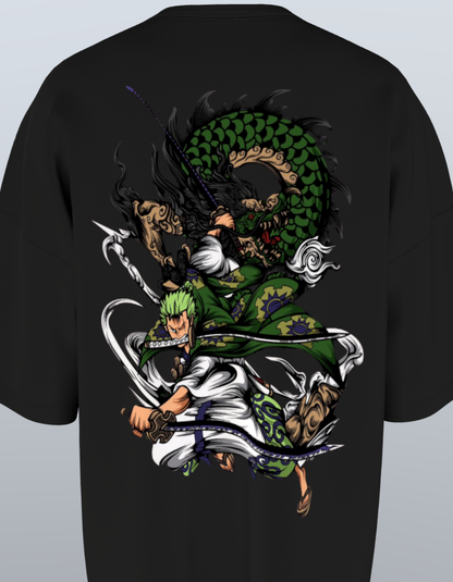 Oversized Anime T-Shirt Level 1:  Roronoa Zoro "Dragon"
