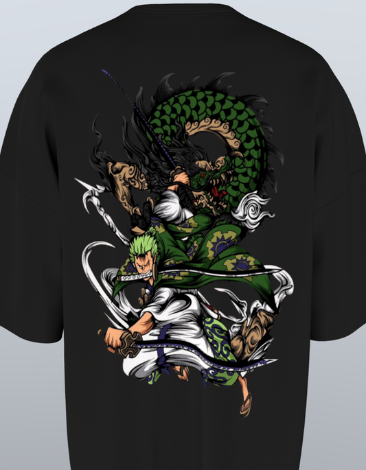 Oversized Anime T-Shirt Level 1:  Roronoa Zoro "Dragon"