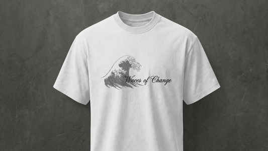 TEDX CRCE  - WHITE WAVES- REGULAR FIT 210 GSM T-SHIRT