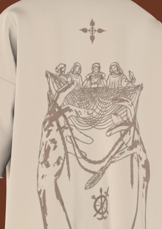 IIT DELHI - THE HAND - PREMIUM 220 GSM OVERSIZE TSHIRT