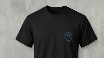 IIM SHILLONG - BLACK DELULU - PREMIUM 210 GSM REGULAR T-SHIRT