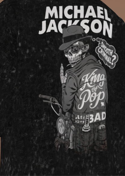 IIM SHILLONG - THE STAR- PREMIUM 260 GSM OZ ACID WASH T-SHIRT