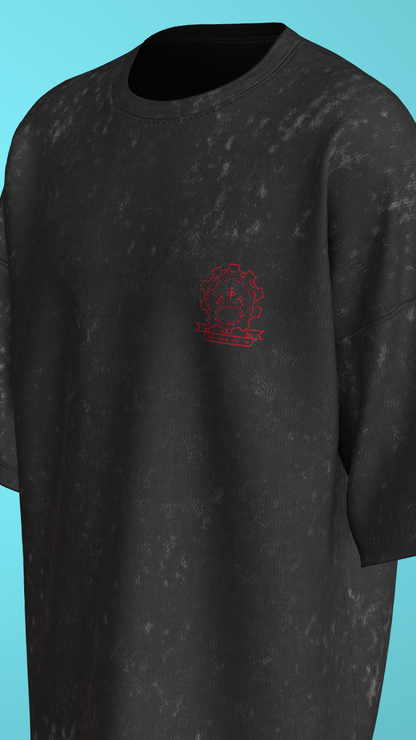 NIT KURUKSHETRA - PREMIUM 240 GSM OVERSIZE T-SHIRT - ACID WASH