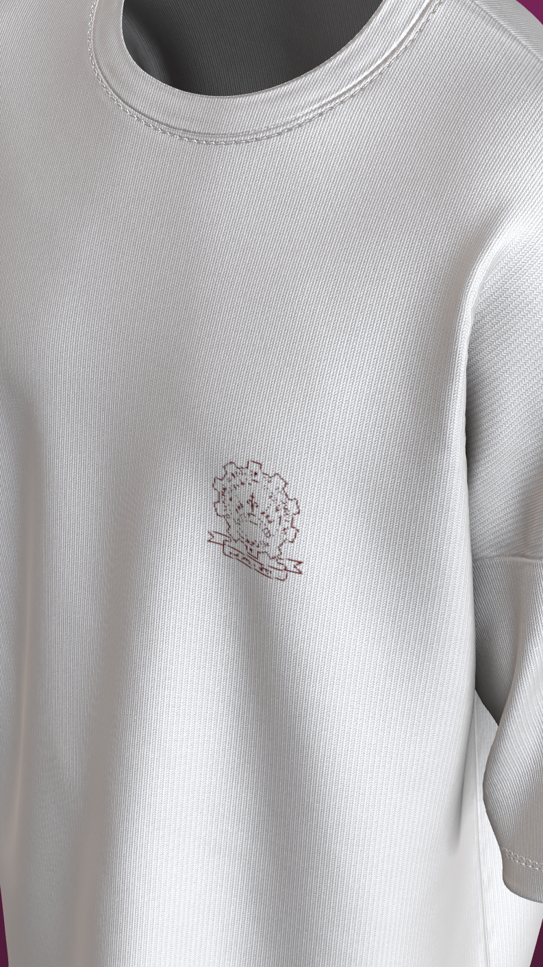 NIT KURUKSHETRA - PREMIUM 220 GSM OVERSIZE T-SHIRT - WHITE