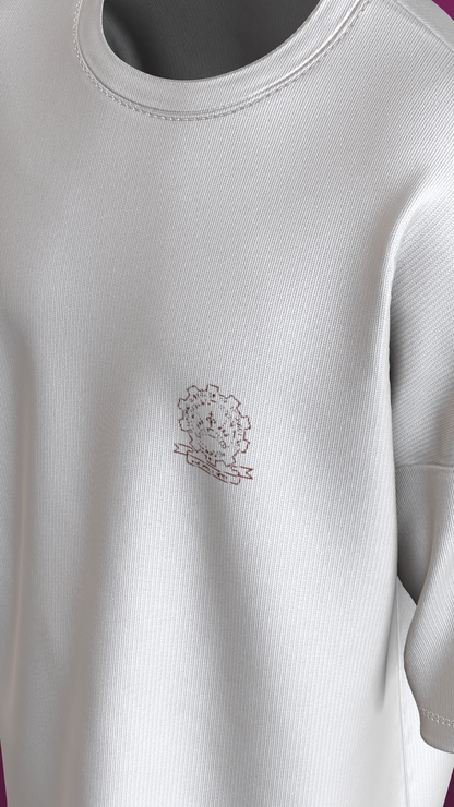 NIT KURUKSHETRA - PREMIUM 220 GSM OVERSIZE T-SHIRT - WHITE
