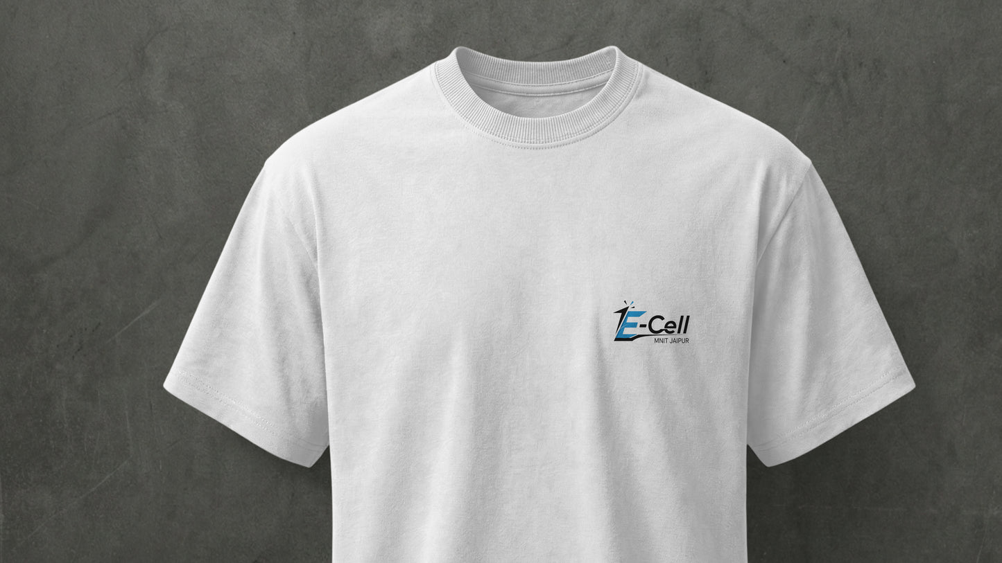 NIT JAIPUR - PREMIUM 210 GSM T-SHIRT - EMPIRE WHITE