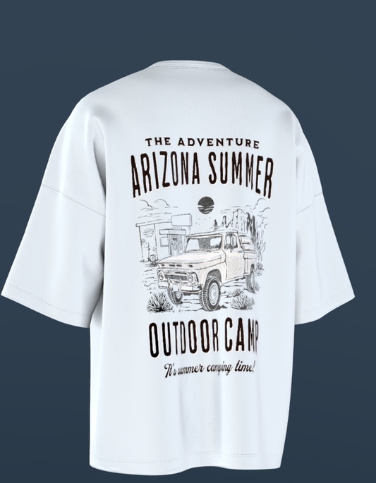 Oversized Premium Cotton T-Shirts - Arizona Summer