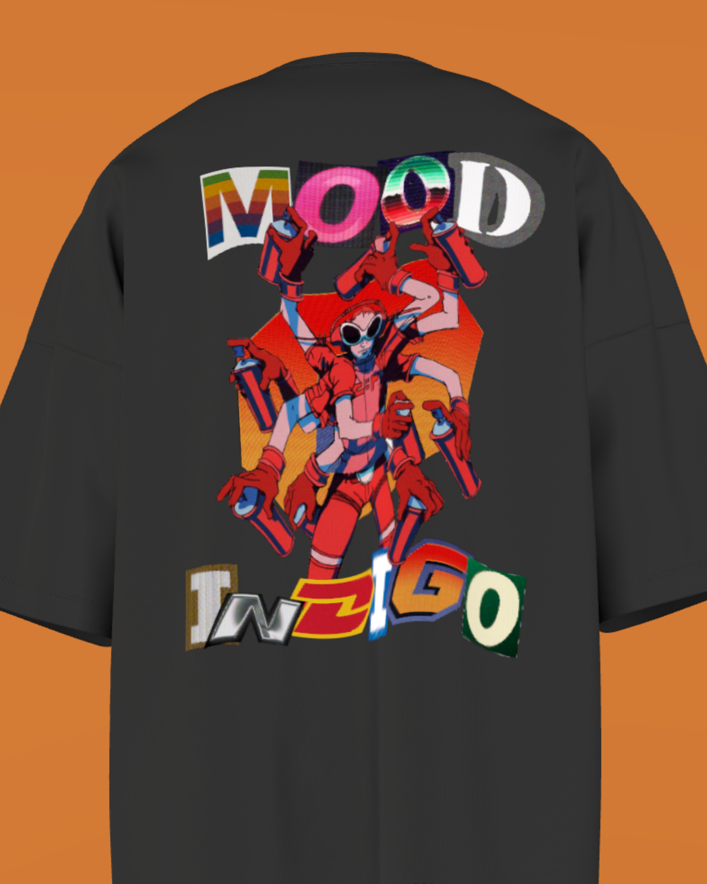 MOOD INDIGO - PREMIUM 240 GSM OVERSIZE - Six Teen