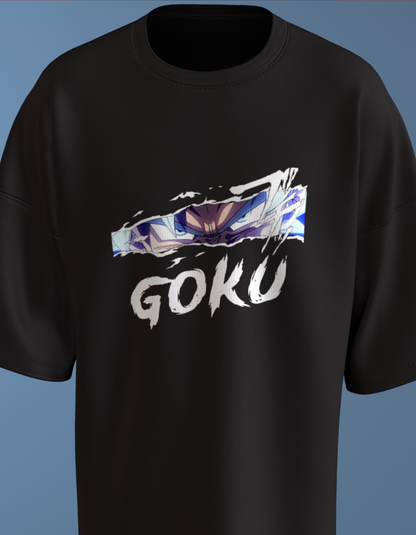 Oversized Anime T-Shirt Level 1:  Son Goku "Ultra Instinct"