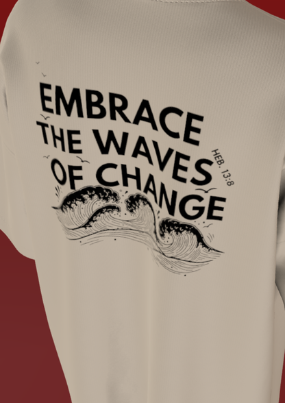 TEDX CRCE - MUMBAI CHAOS - PREMIUM 220 GSM OVERSIZE T-SHIRT - OFF WHITE
