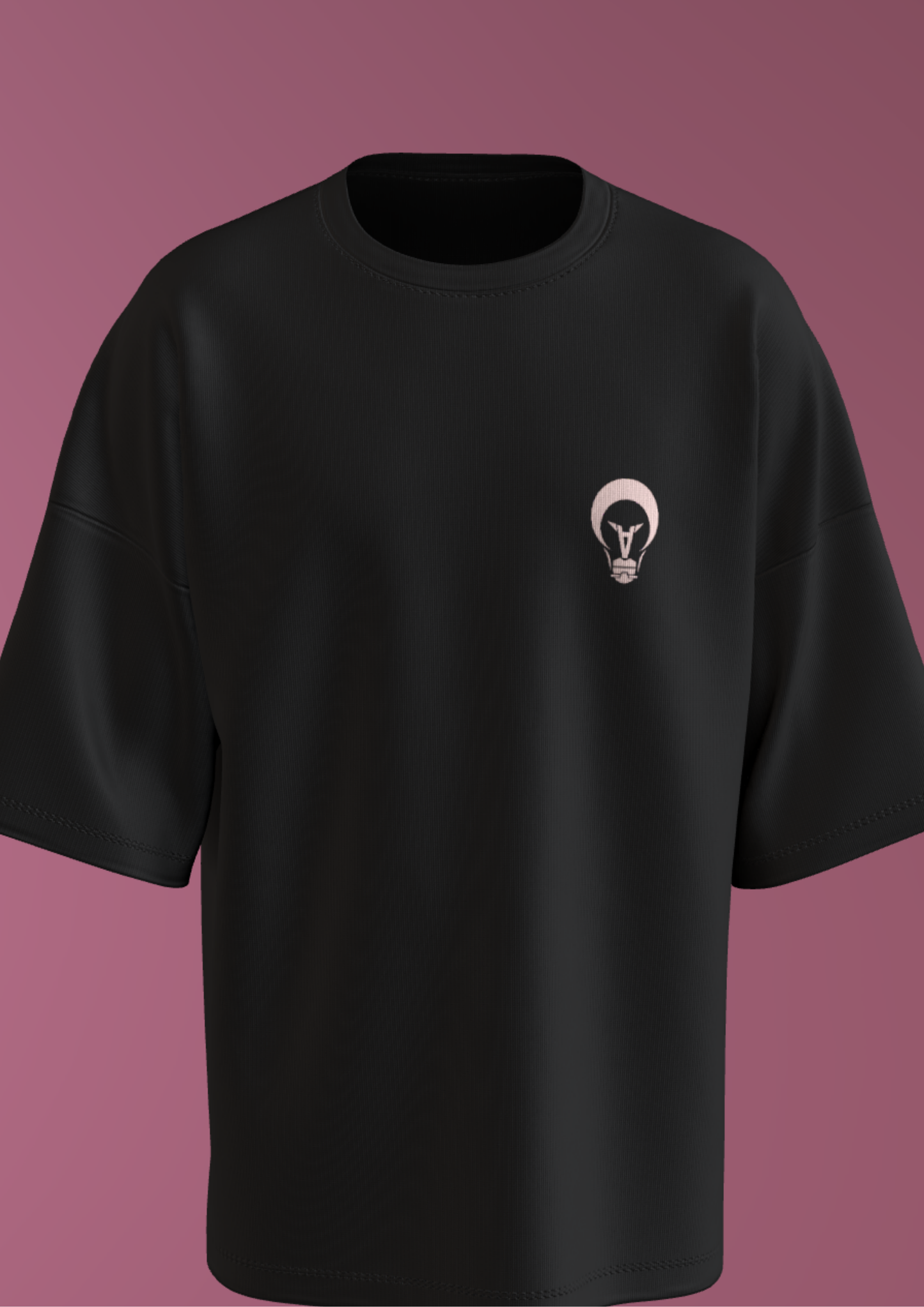 NIT SIKKIM  - BLACK LINE ART  - PREMIUM 220 GSM OVERSIZE T-SHIRT