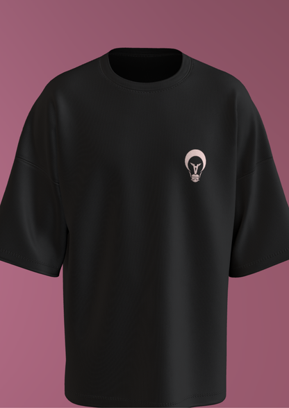 NIT SIKKIM  - BLACK LINE ART  - PREMIUM 220 GSM OVERSIZE T-SHIRT