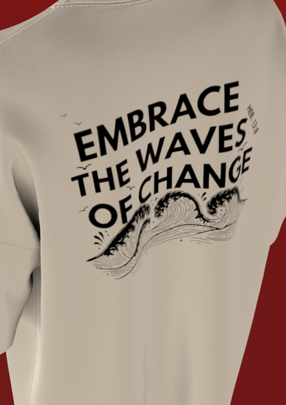 TEDX CRCE - MUMBAI CHAOS - PREMIUM 220 GSM OVERSIZE T-SHIRT - OFF WHITE