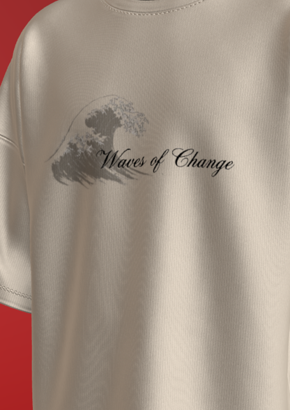 TEDX CRCE - MUMBAI CHAOS - PREMIUM 220 GSM OVERSIZE T-SHIRT - OFF WHITE