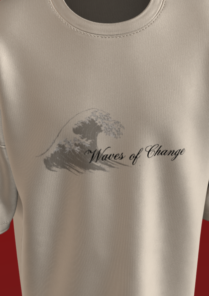 TEDX CRCE - MUMBAI CHAOS - PREMIUM 220 GSM OVERSIZE T-SHIRT - OFF WHITE