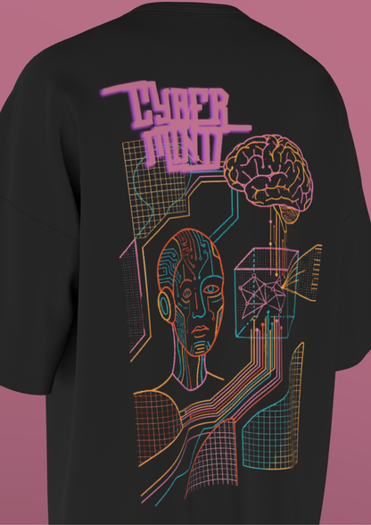NIT SIKKIM  - BLACK LINE ART  - PREMIUM 220 GSM OVERSIZE T-SHIRT