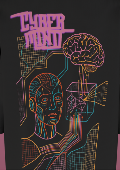 NIT SIKKIM  - BLACK LINE ART  - PREMIUM 220 GSM OVERSIZE T-SHIRT