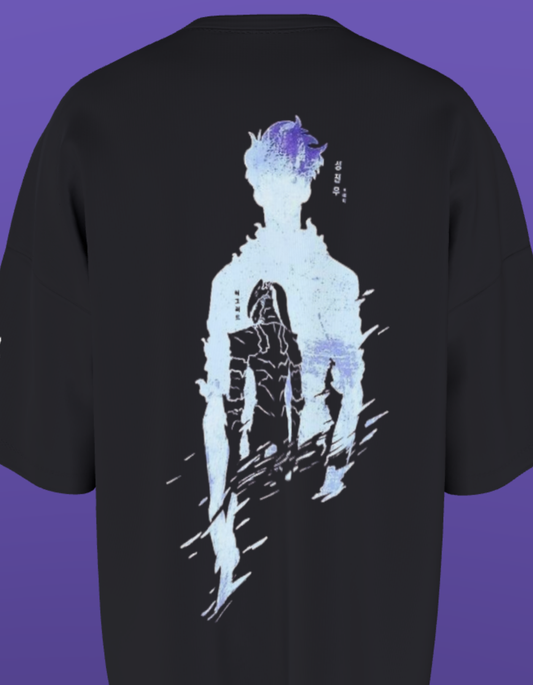 Oversized Anime T-Shirt Level 1:  Sung Jinwoo "Shadow Monarch"