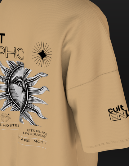 BITS HYDERABAD - PREMIUM 240 GSM OVERSIZE- THE BEIGE BASE