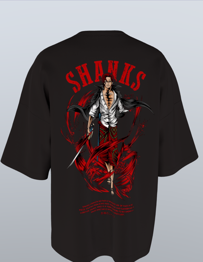 Oversized Anime T-Shirt Level 1:  Shanks "Red-Haired"