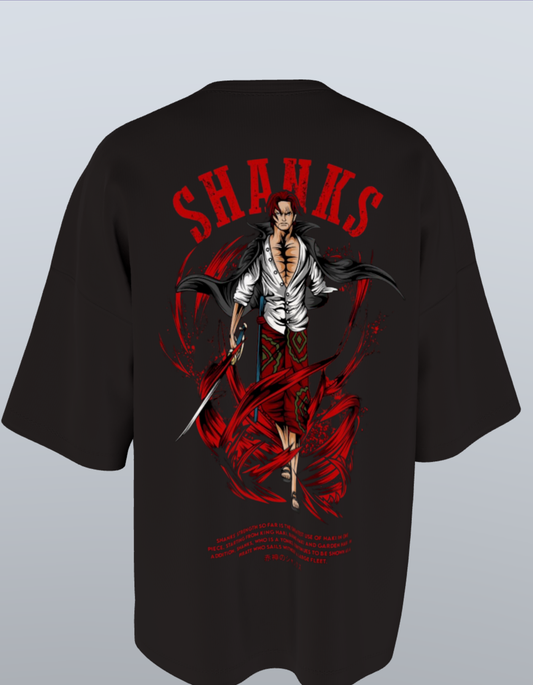 Oversized Anime T-Shirt Level 1:  Shanks "Red-Haired"