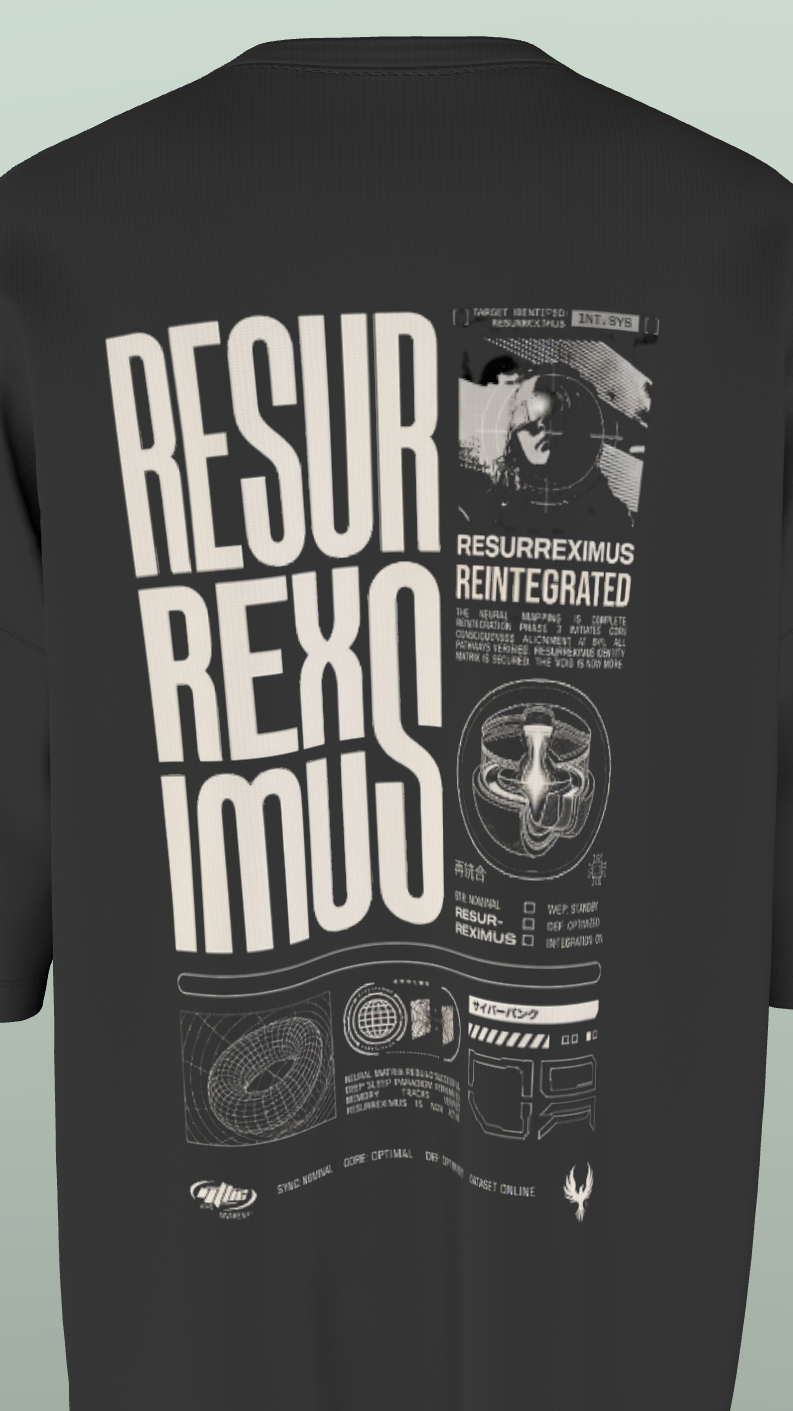 NIT KURUKSHETRA - PREMIUM 220 GSM OVERSIZE T-SHIRT - BLACK