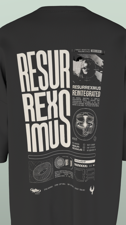 NIT KURUKSHETRA - PREMIUM 220 GSM OVERSIZE T-SHIRT - BLACK
