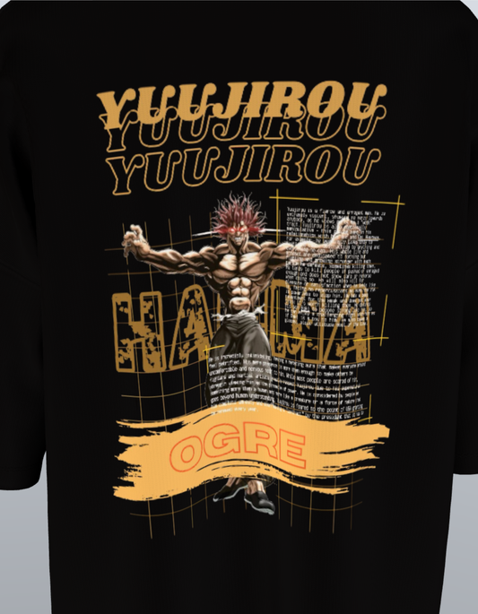 Oversized Anime T-Shirt Level 1: Yujiro Hanma "Ogre"