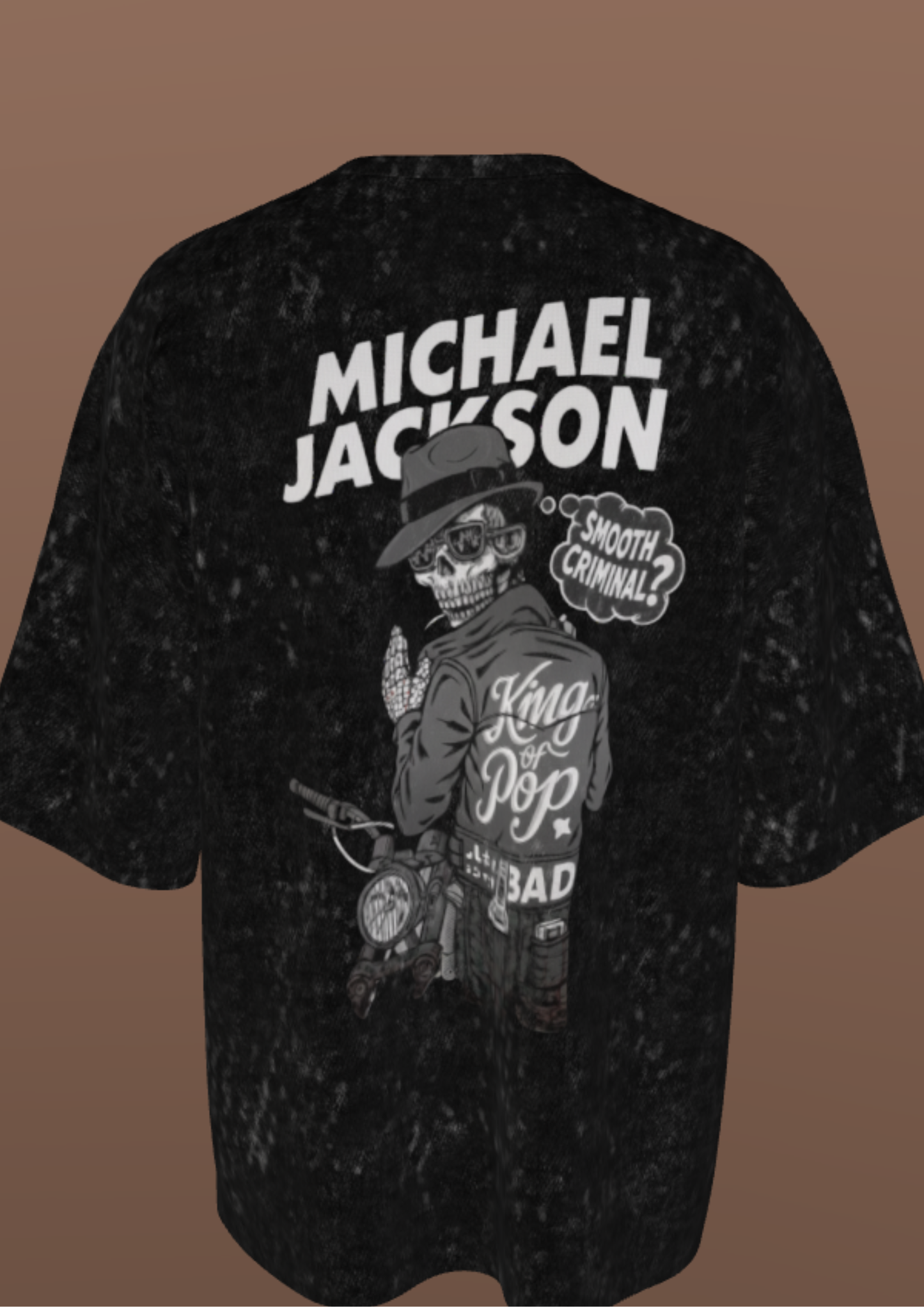 IIM SHILLONG - THE STAR- PREMIUM 260 GSM OZ ACID WASH T-SHIRT