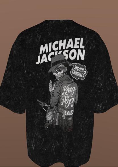 IIM SHILLONG - THE STAR- PREMIUM 260 GSM OZ ACID WASH T-SHIRT