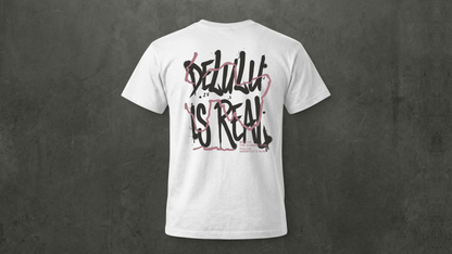 IIM SHILLONG - WHITE DELULU - PREMIUM 210 GSM REGULAR T-SHIRT