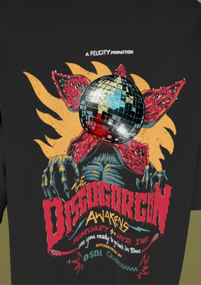 IIIT HYDERABAD - DISCO GORGON  - PREMIUM 220 GSM OVERSIZE TSHIRT