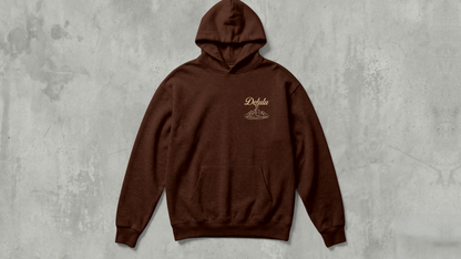 IIM SHILLONG - BROWN DELULU - PREMIUM  380 GSM OVERSIZE EXPORT HOODIES