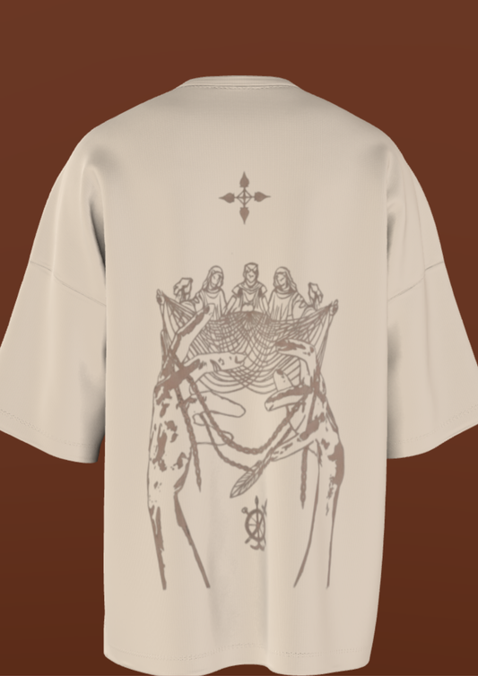 IIT DELHI - THE HAND - PREMIUM 220 GSM OVERSIZE TSHIRT