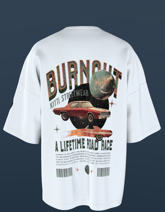Oversized Premium Cotton T-Shirts -Burnout