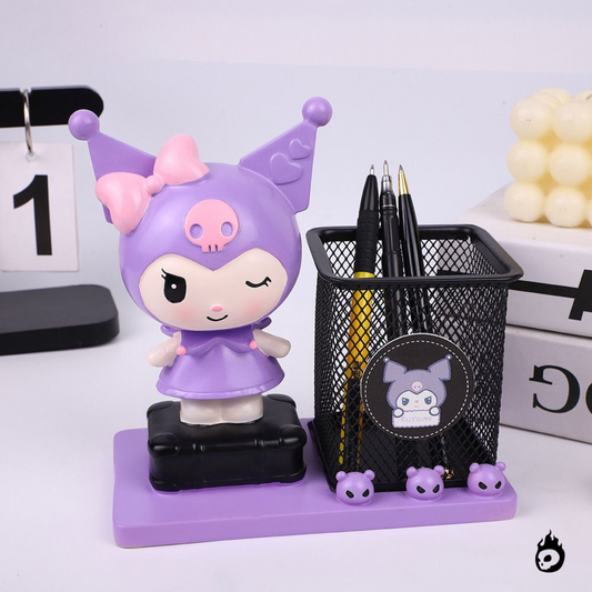 Purple Kuromi Pen Stand