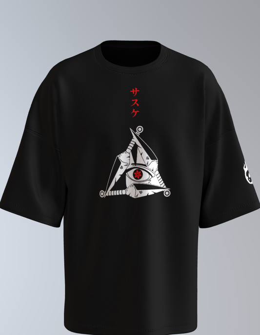 Oversized Anime T-Shirt Level 1: Uchiha Sharingan