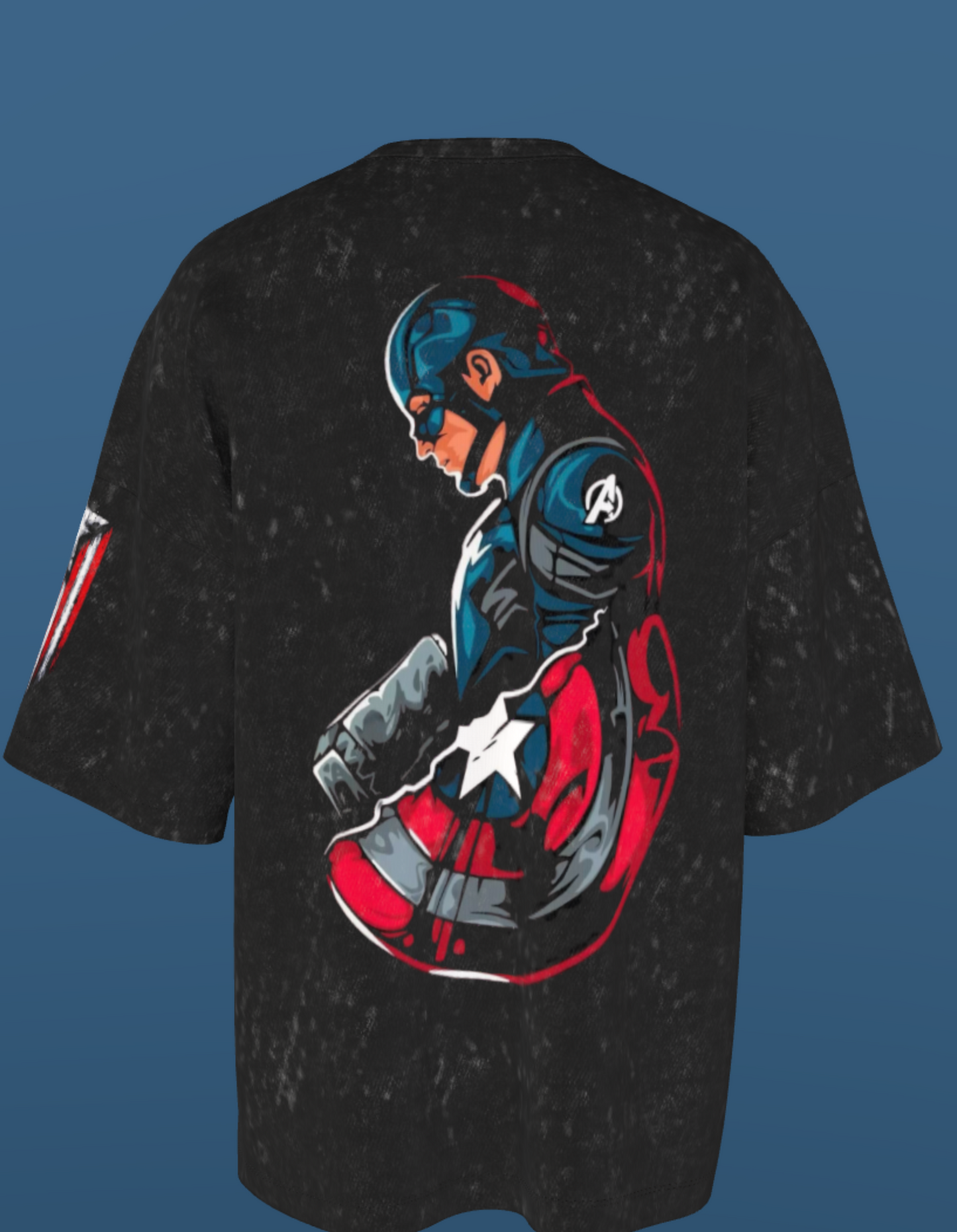 Acid Wash Veteran Captain America