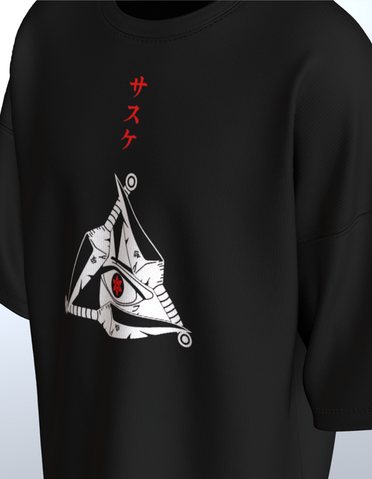 Oversized Anime T-Shirt Level 1: Uchiha Sharingan
