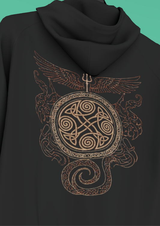 IIT DELHI - THE EMBLEM - EXPORT VARIANT OZ 380 GSM HOODIE