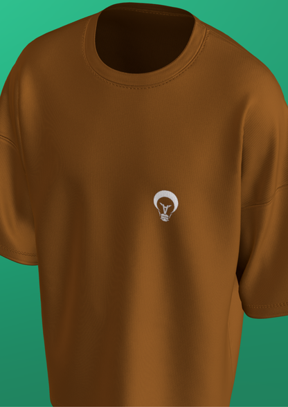 NIT SIKKIM  - BROWN AI  - PREMIUM 240 GSM OVERSIZE T-SHIRT