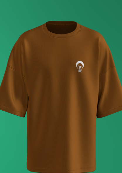 NIT SIKKIM  - BROWN AI  - PREMIUM 240 GSM OVERSIZE T-SHIRT