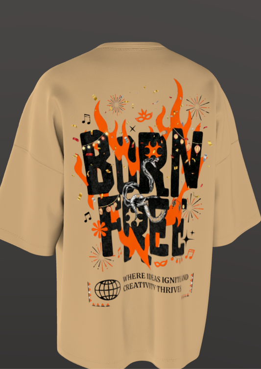 NIT NAGALAND - EKARIKTHIN - THE BURN - PREMIUM 240 GSM OZ T-SHIRT