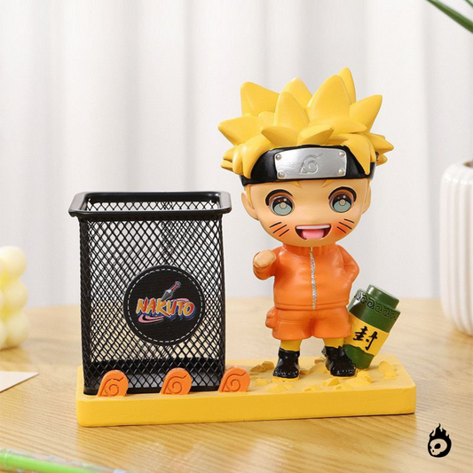 Determined Naruto Pen Stand with Scroll