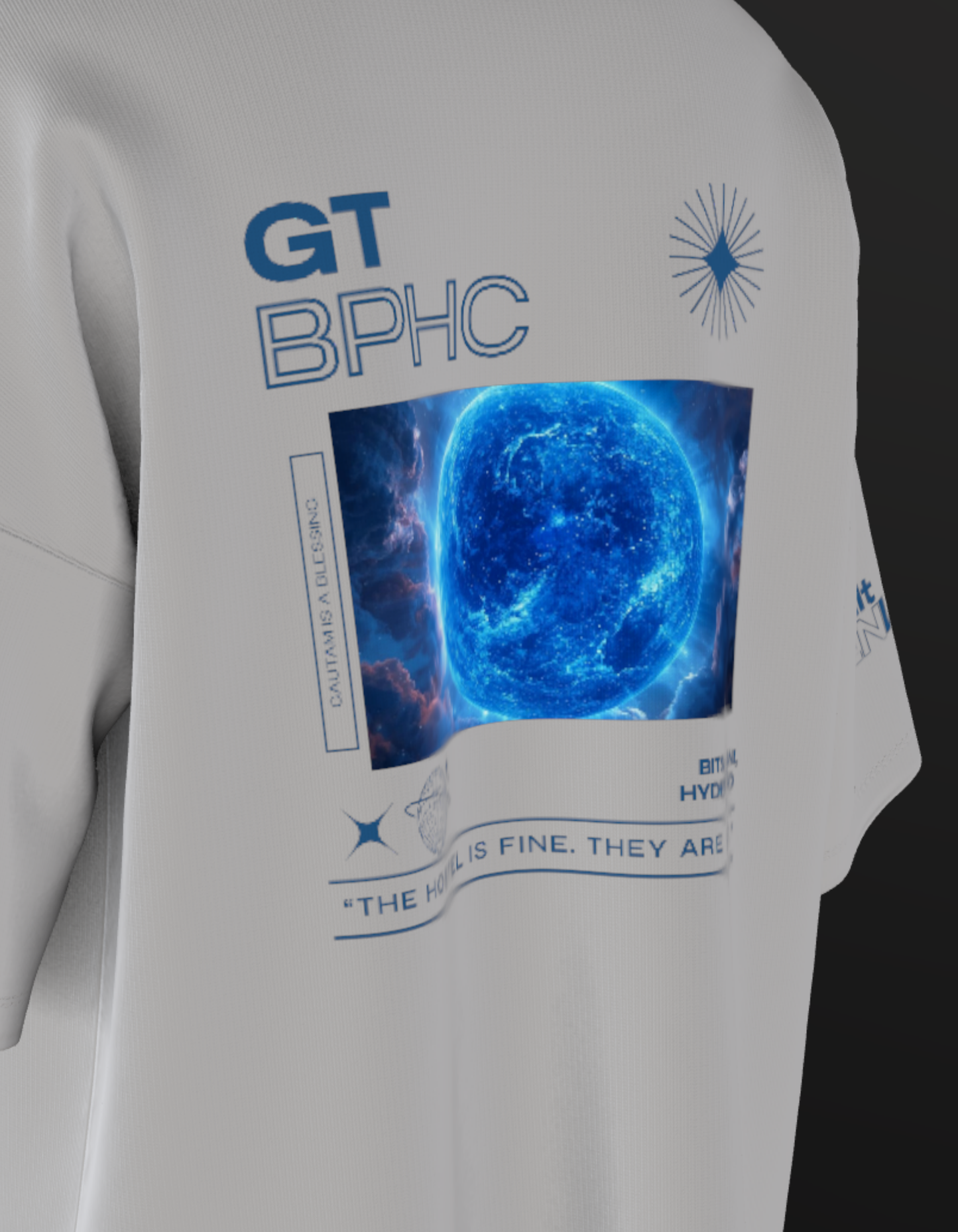 BITS HYDERABAD - PREMIUM 240 GSM OVERSIZE- THE BLUE STAR