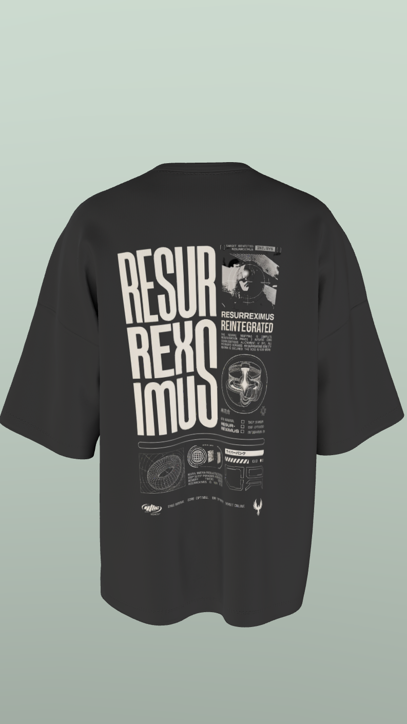 NIT KURUKSHETRA - PREMIUM 220 GSM OVERSIZE T-SHIRT - BLACK