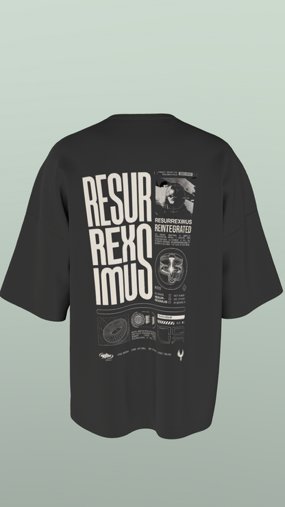 NIT KURUKSHETRA - PREMIUM 220 GSM OVERSIZE T-SHIRT - BLACK